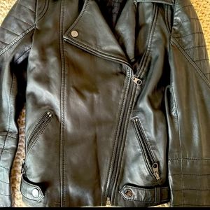 Ted Baker London black leather jacket 0
